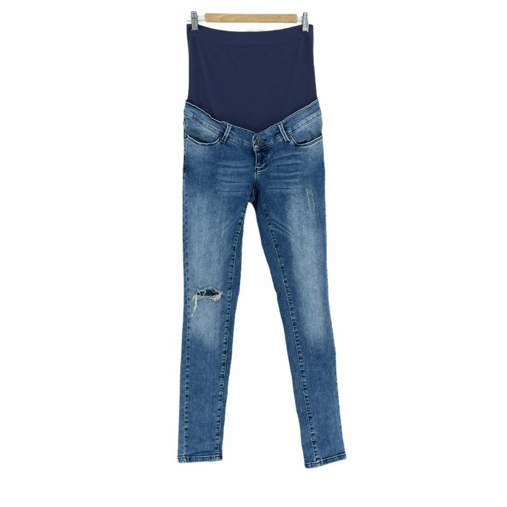 Seraphine Women's Over Bump Maternity Skinny Jeans